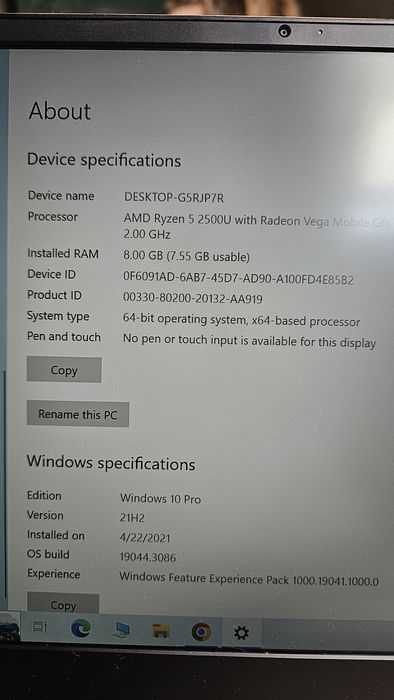 Laptop Lenovo Ideapad S530- 14APR