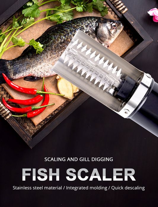 Безжичен професионален уред за чистване на риба, машинка за почистване