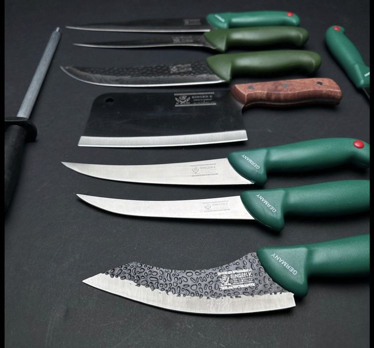 Set macelarie Black Edition 9 piese, 5 cutite
profesionale otel inox,