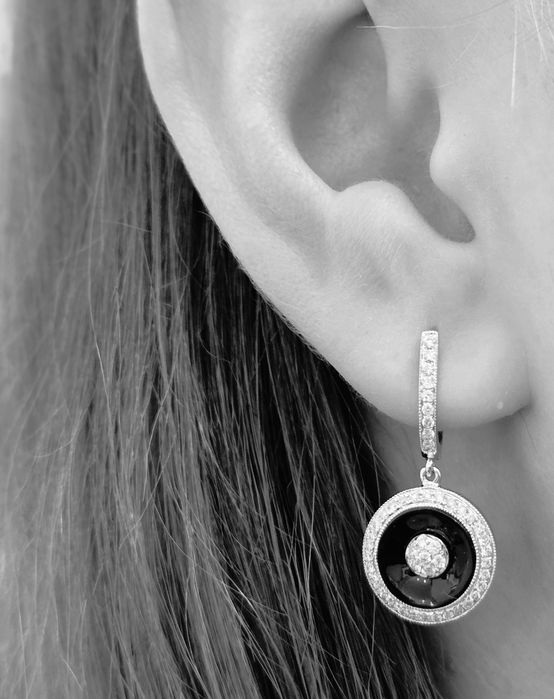 Золотые серьги производство Италия