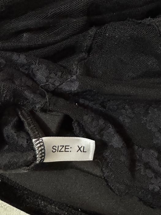 Черная майка/топ, XL.