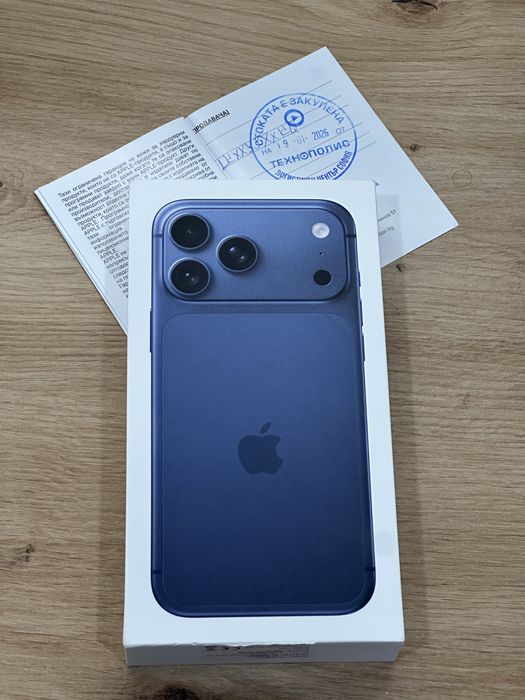 Apple Iphone 17 Pro Max 256GB Deep Blue НЕРАЗПЕЧАТАН! 24м. ГАРАНЦИЯ!
