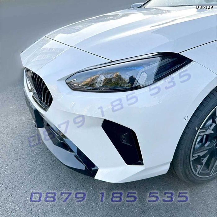 Вежди за фарове за BMW 1 F70 2 F74 2024+, черен гланц – DBb129 тунинг елементи предна броня ф70 бмв