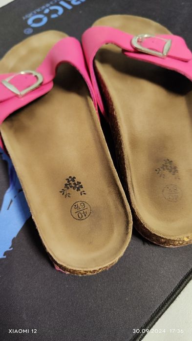 Slapi de piele marimea 40