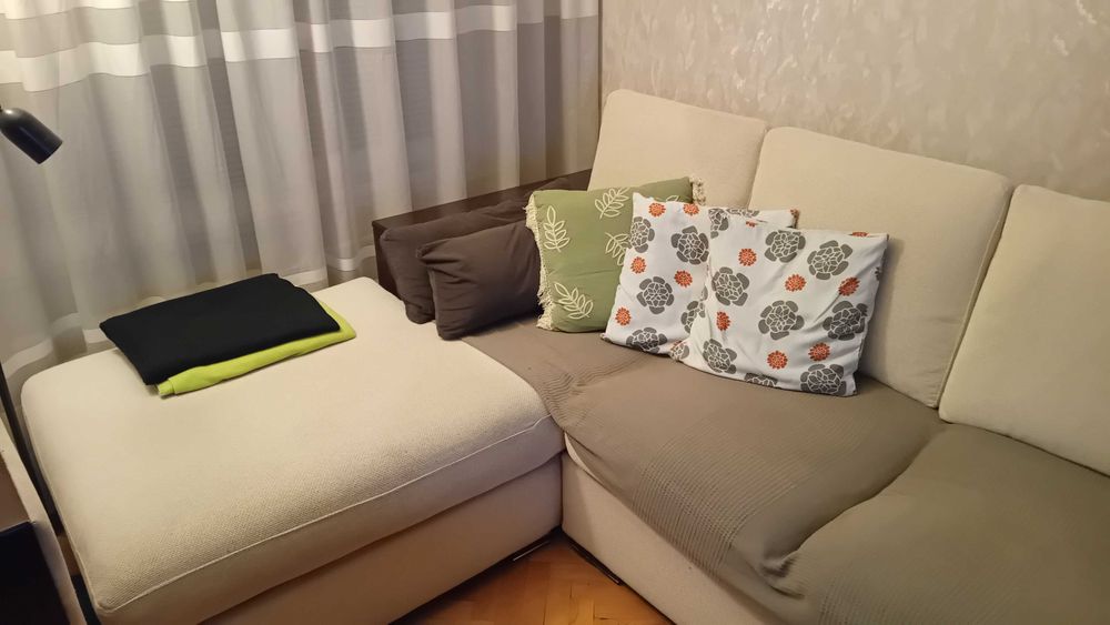 Холна гарнитура - диван, фотьол и табуретка