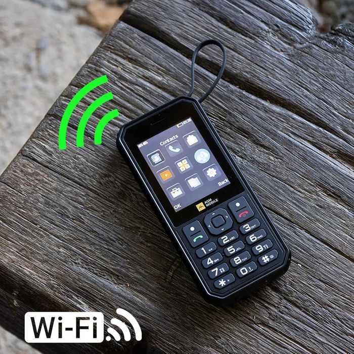 Rugged телефон AGM с power bank 4000 mAh, 4G hotspot, 2 SIM, фенерче