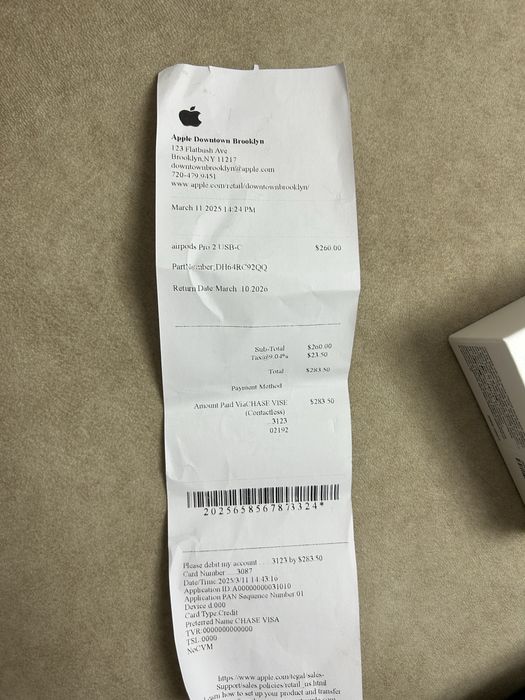 airpods pro 2, in stare perfecta cu bon originale