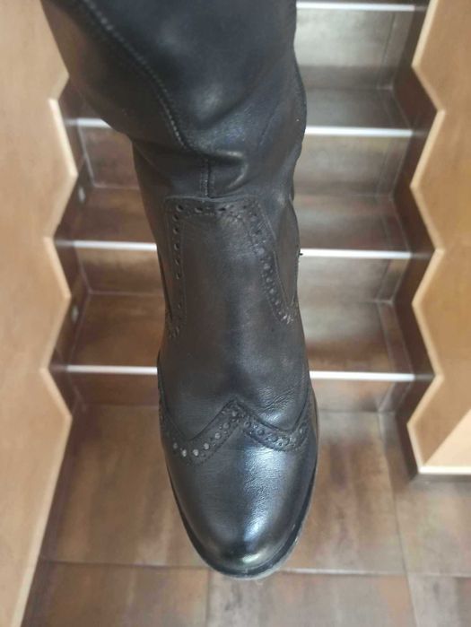 Дамски ботуши от естествена кожа