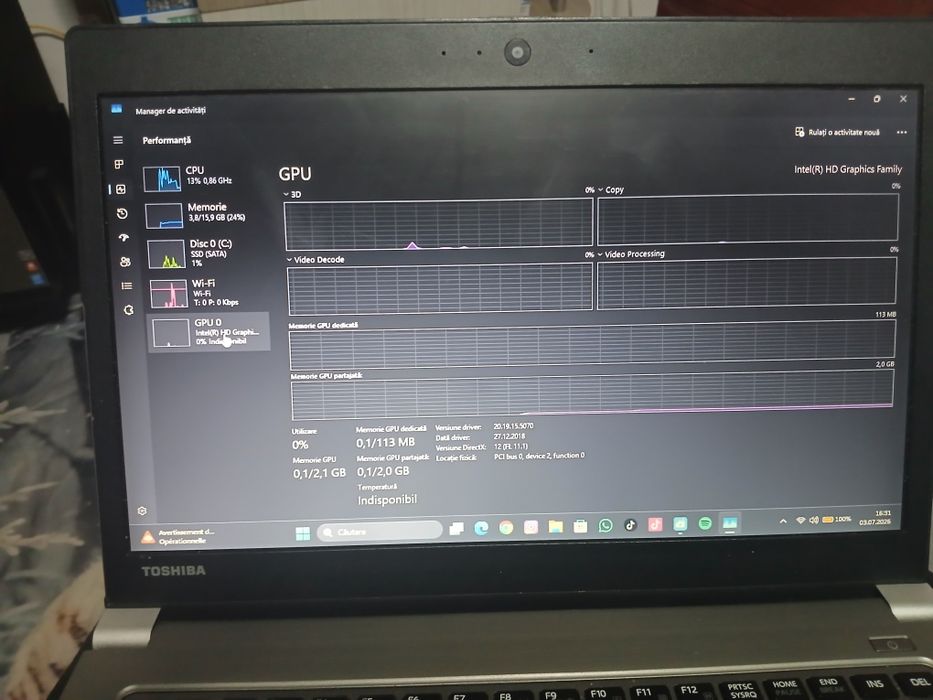 Laptop Toshiba z30 a
