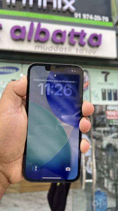 Iphon 13 pro 100 128