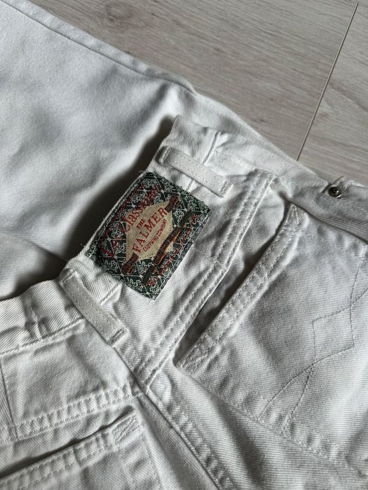 Blugi albi cu talie inalta The Falmer Les Classiques