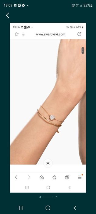 Bratara swarovski Ginger originală,  nouă cu factură!