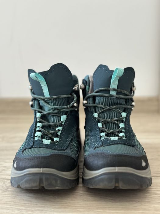 Bocanci Impermeabili Drumetie MH100 Gri- Verde Dama