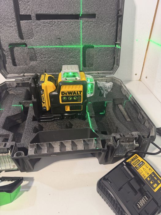 Laser dewalt 360 grade raza verde cu receptor