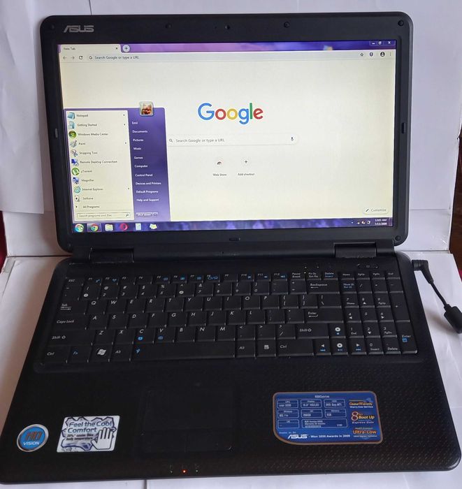laptop ASUS K50C, păstrat bine, funcțional