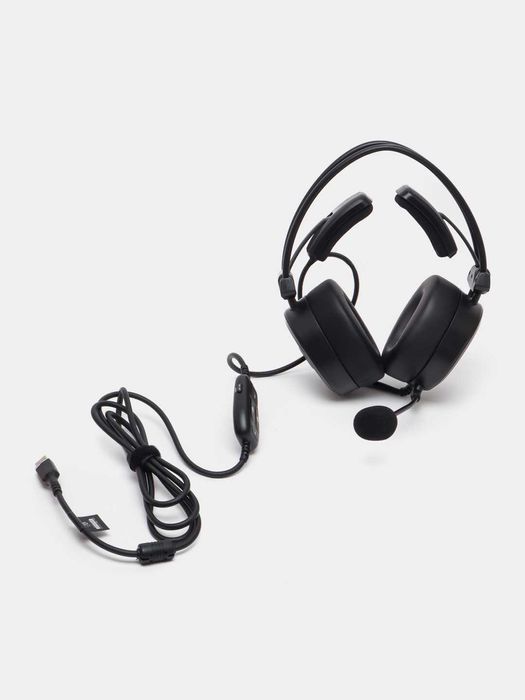 Проводные наушники Bloody MC750-ИГРОВАЯ ГАРНИТУРА 7.1 ( BLACK,GREY)1.4