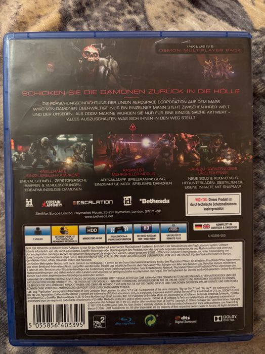 Продам DOOM на PS4 | Отличное состояние