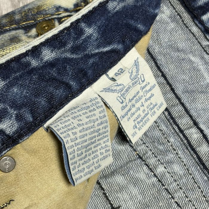 Vintage ROBIN acid wash jeans