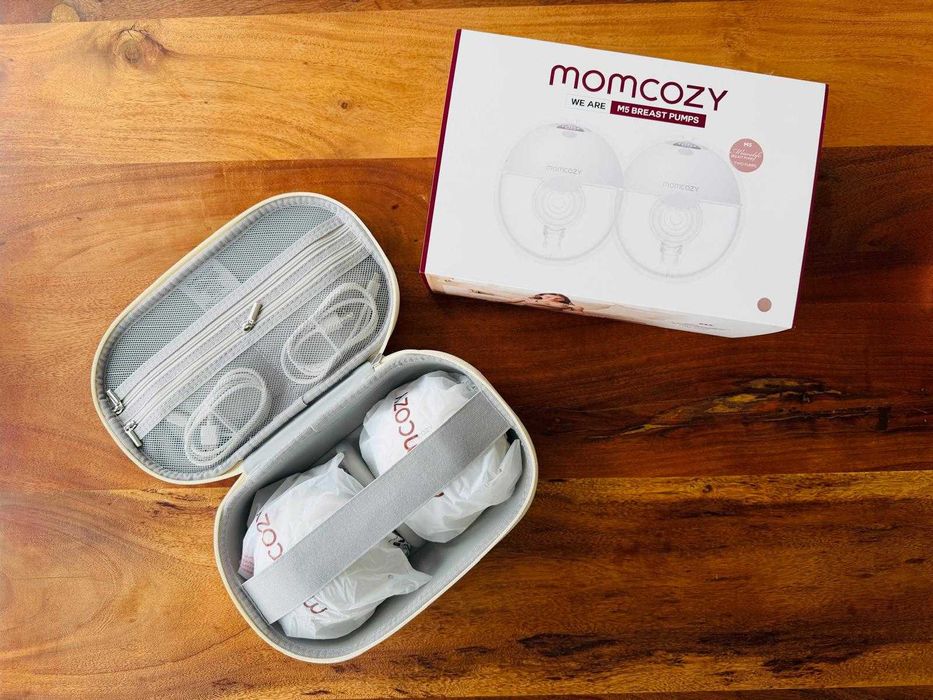 Pompa sân portabilă dublă Momcozy M5 –ca noua, nefolosita, in garanție