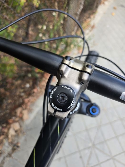 Боен Твърдак велосипед 29 цола Saracen Zenith Elite  Проходни оси  1х11 Sram GX Rockshox 35 Dropper post