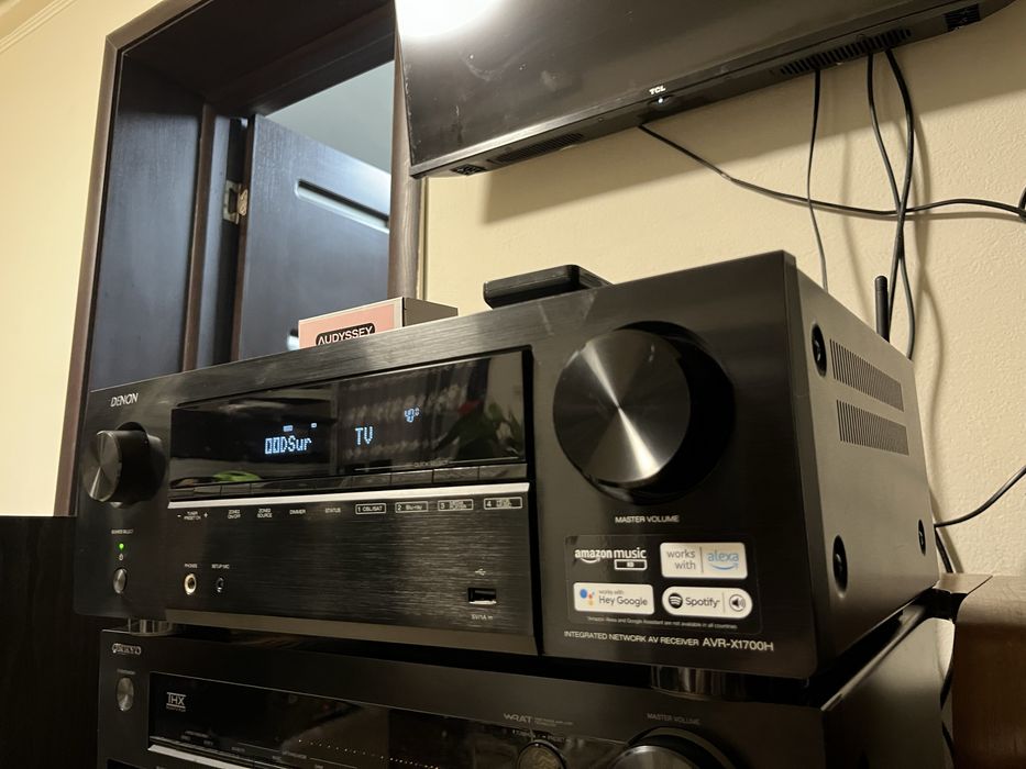 Denon AVR X1700H 7.1/8k/Atmos/wifi/Bluetooth/Airplay/Spotify,usb etc.