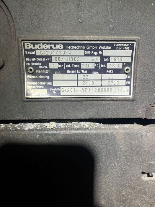 Centrala/cazan lemne, ulei