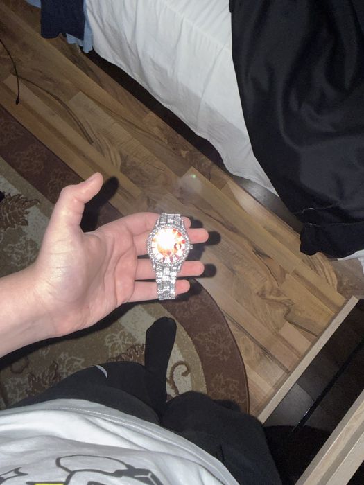 Ceas diamante stralucitoare  unisex