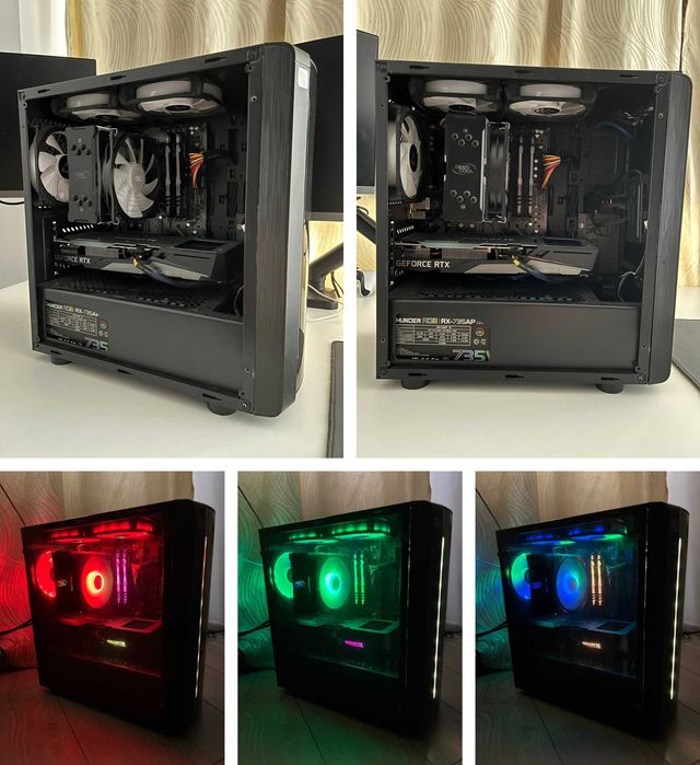 Gaming PC RTX 3060 12GB OC, 32GB RAM, Ryzen 5, SSD + HDD
