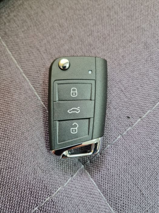 Ключ mqb 48,vw polo tiguan golf 7,skoda fabia octavia,hu66,434mhz aes