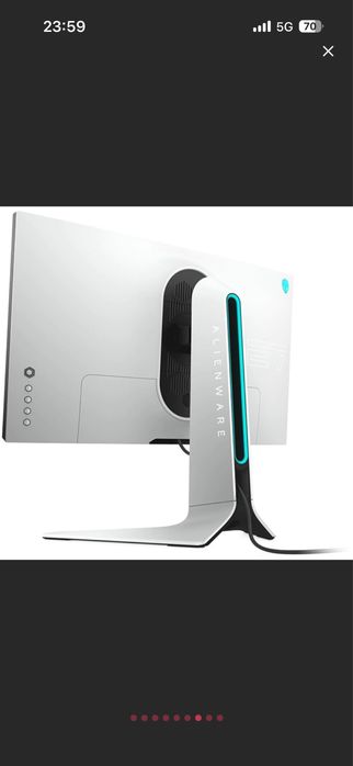 Monitor Gaming LED IPS DELL Alienware AW2720HFA, 27", Full HD, 240Hz, AMD Free-Sync, negru-argintiu