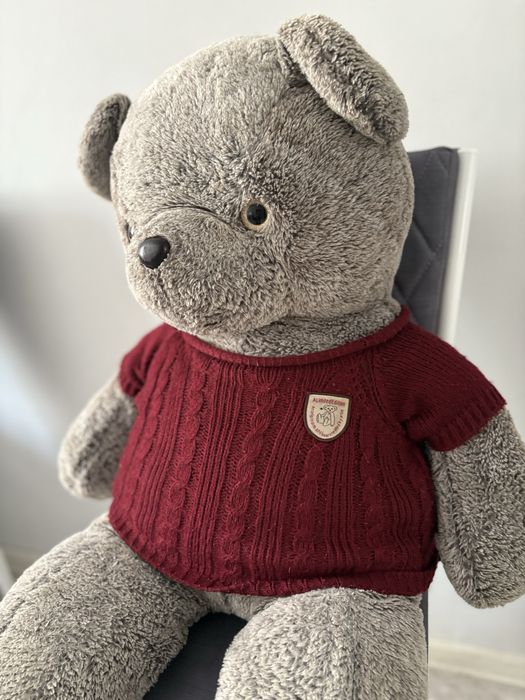 Серая мишка “Teddy” средняя