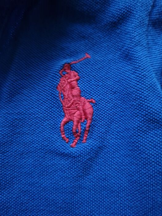 Tricou polo, maneca lunga, Ralph Lauren, marime 18 luni