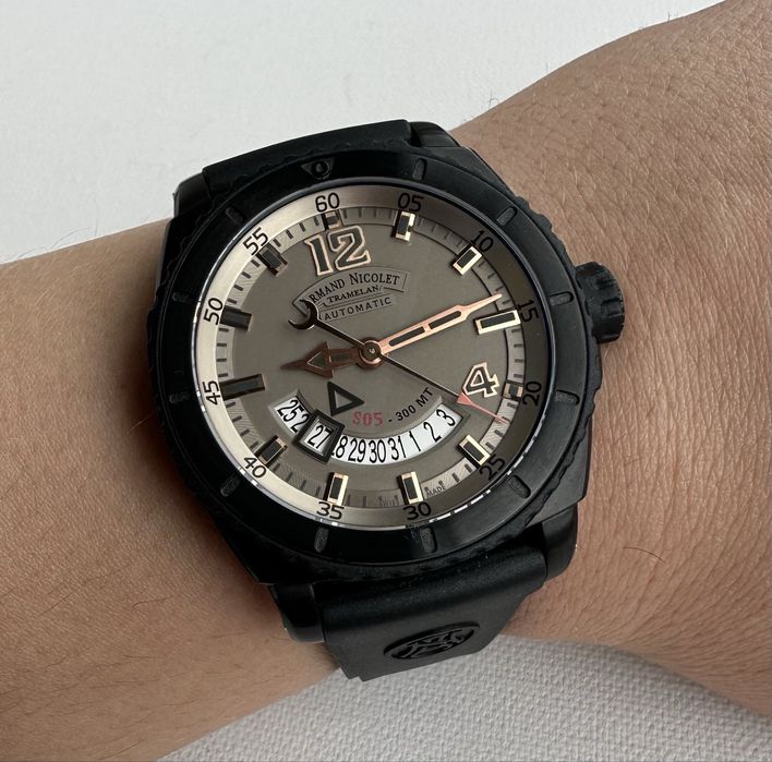 ARMAND NICOLET Automatic HOB 300 mt Swiss Made - с паспорт