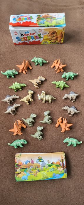 Surprize kinder , dinozauri