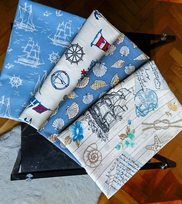 Морска колекция хидрофобиран покривки и декоративни