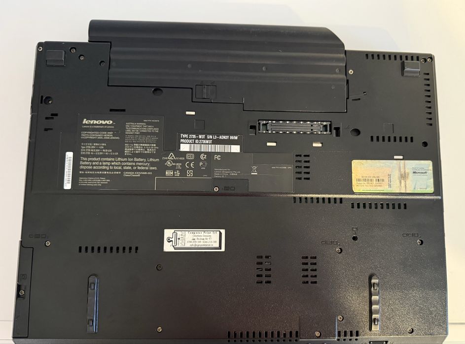 Laptop Lenovo ThinkPad R500