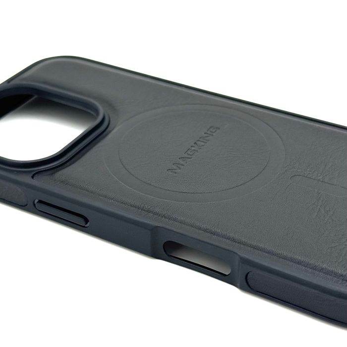 Калъф от ЕКО кожа с Magsafe портфейл за iPhone 16 Pro