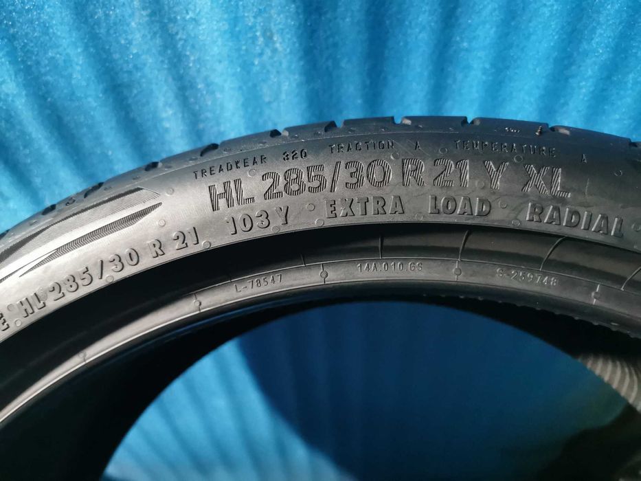 255/35 R21 - 285/30 R21 - continental 4 bucati