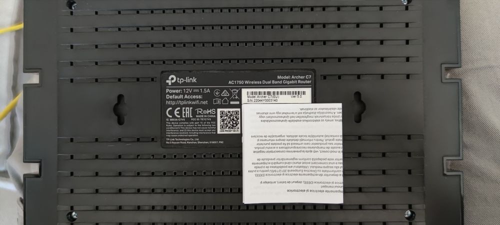 Два рутера TP-Link Archer C7
