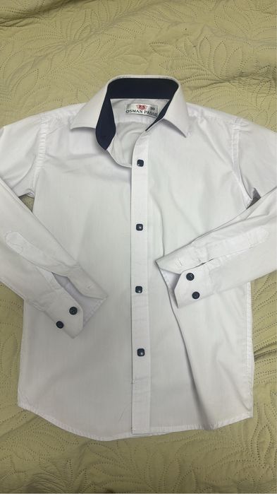 Рубашка белая школьная