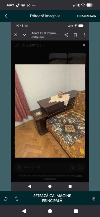 Ladă de zestre vintage autentică piesă rară, lemn, multifuncțională.