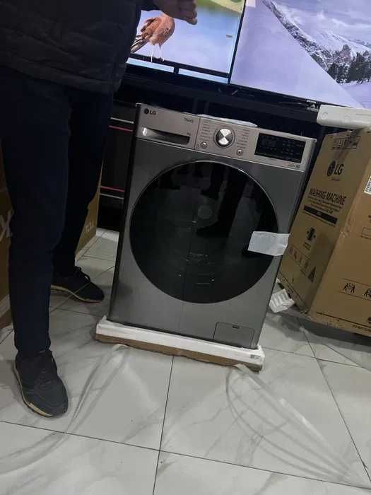 LG AI DD 8,5 кг (Inverter Direct Drive) — Умная стирка, гарантия!