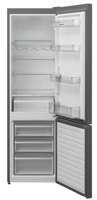 Combina frigorifica SHARP, 288 l, H 180cm, inox, nano frost, LED,