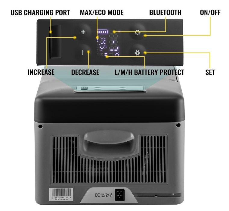 Хладилна чанта (фризер) с компресор 15 литра.