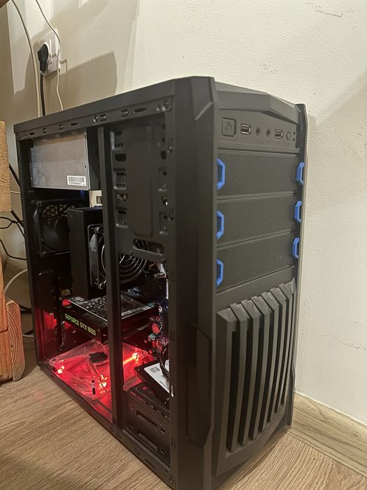 Гейминг компютър GTX 1650 / 24GB RAM + монитор – готов за игри