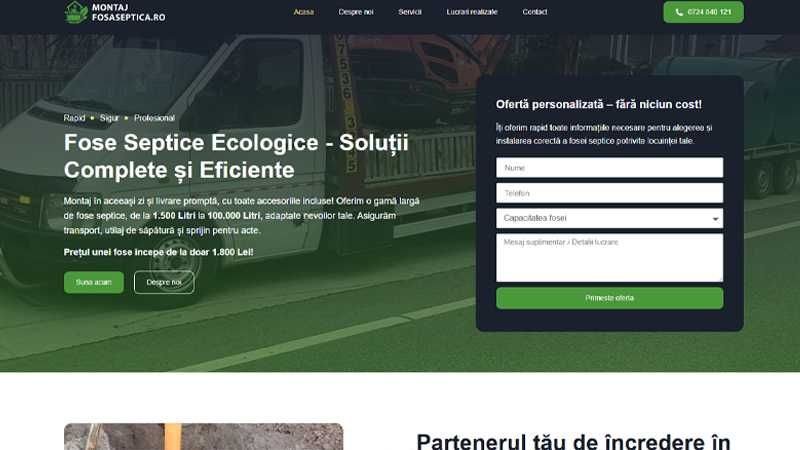 Creare Site Prezentare Profesional - Veio.ro