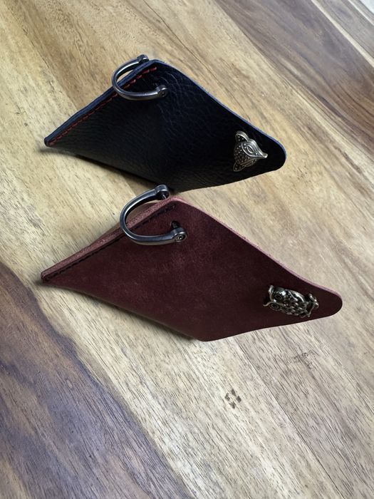 Ръчноизработен кожен монетник/тайник