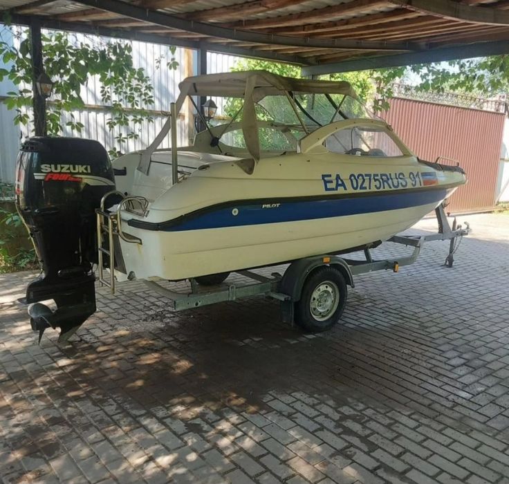 Продаётся катер Патриот 520 с мотором Suzuki 100 4 тактный инжектор