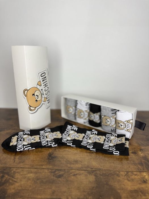 Set 6 perechi de sosete MOSCHINO calitate deosebita cadoul perfect