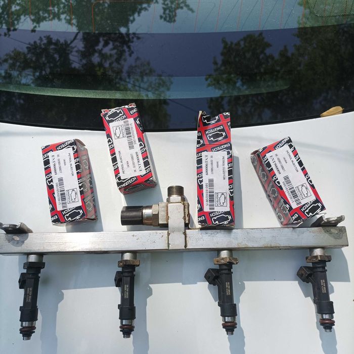 Рейка метан за Мултипла - фейслифт, с датчика за налягане и нови дюзи.